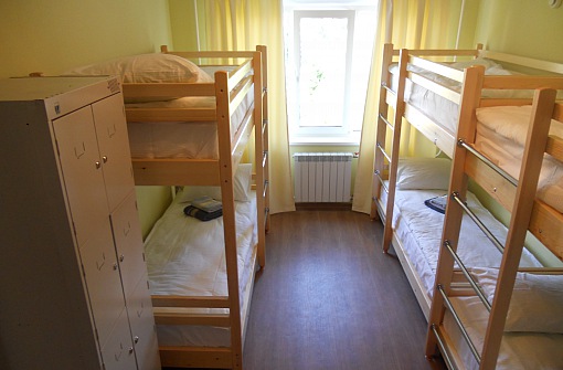Саншайн Хостел - Кровать в общем номере на 6 человек - номер для шести человек